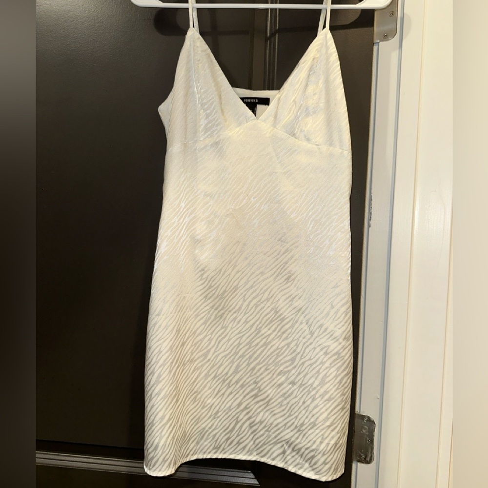 White Mini Party Dress Forever 21